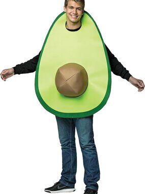 Brand New Rasta Imposta Adult Avocado, Green ONE SIZE Costume in Packaging